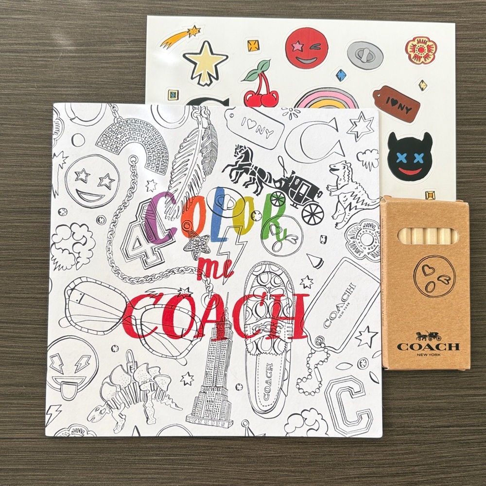 Coach Coloring Book with Colored Pencils - Picture 2 of 12